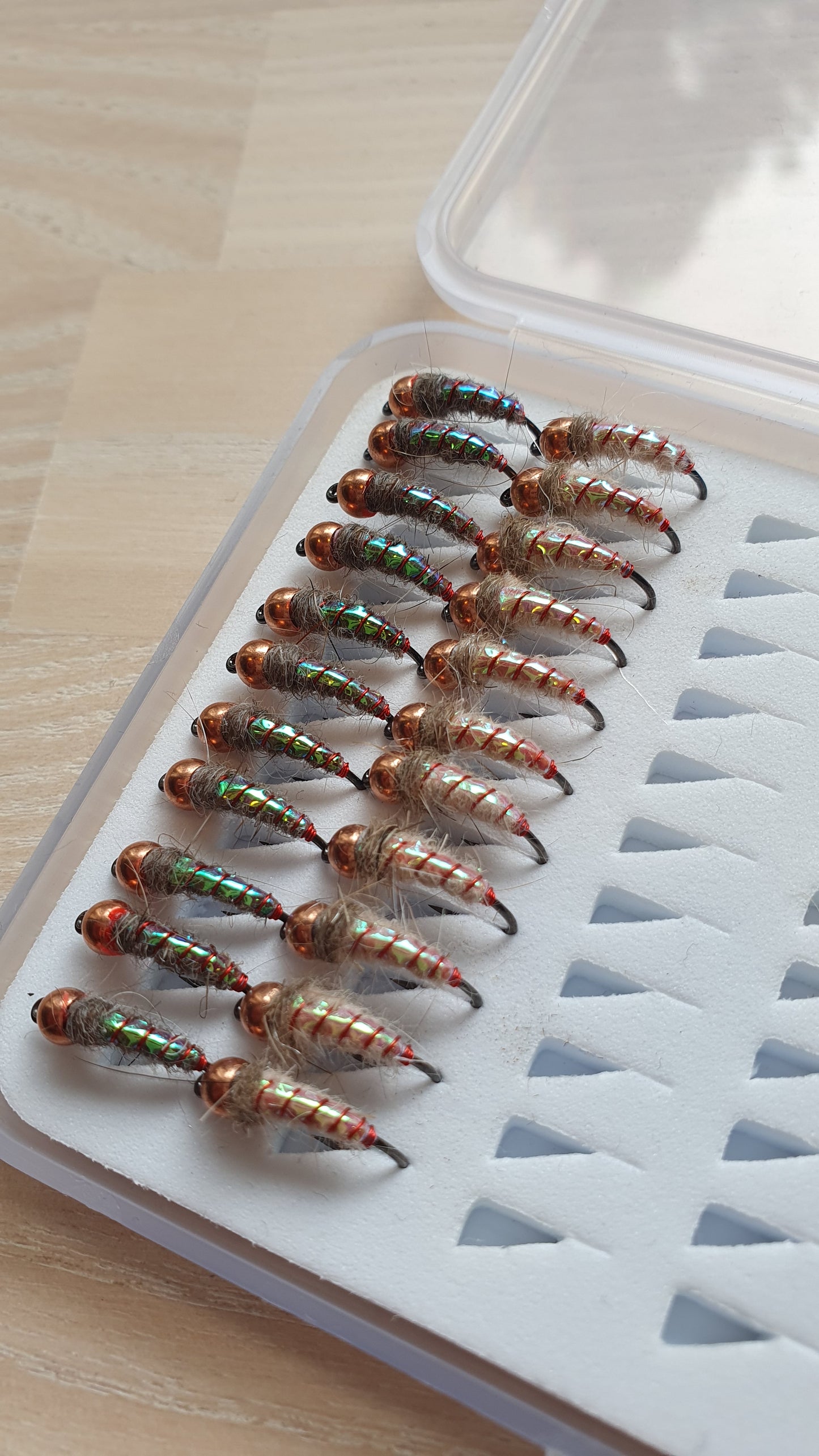 Flashback bead head pupa set(6pcs),size #12