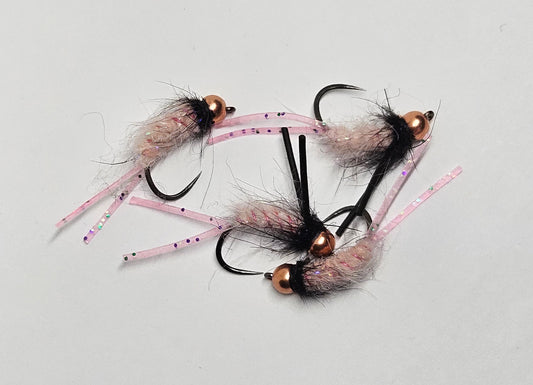 Light pink rubber leg pupa #10