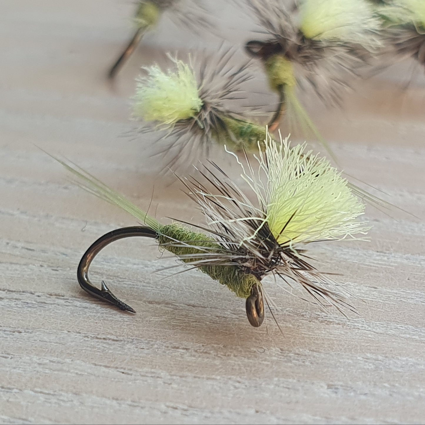 Adams dryfly #12, 5pcs in a set